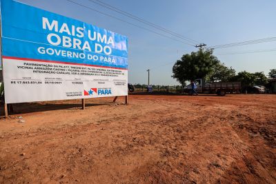 notícia: Asfalto chega à PA-477 e Estado também ajuda na recuperação de estradas vicinais, em Piçarra