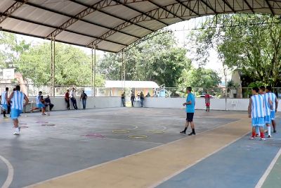 notícia: Paysandu e Fasepa dão início às aulas de futsal para socioeducandos