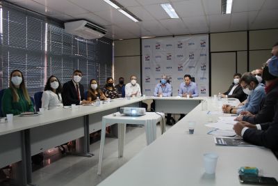 notícia: Tribunal de Contas do Estado (TCE) visita Sefa para conhecer detalhes do Profisco II