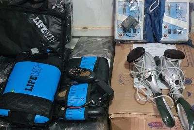 notícia: Sefa apreende equipamentos ortopédicos e de fisioterapia em São Geraldo