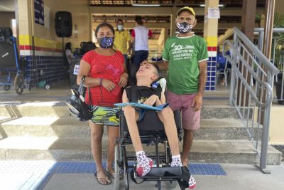 notícia: Famílias são beneficiadas durante ação cidadania em Santarém Novo