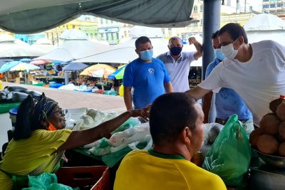 notícia: Presidência da Ceasa faz visita oficial ao mercado do Ver-o-Peso, em Belém