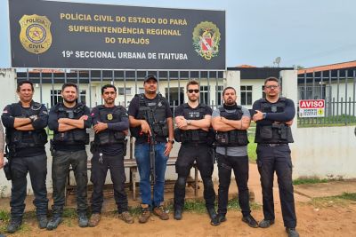 notícia: Polícia Civil captura dois foragidos da Justiça, prende um outro e apreende armas e munições