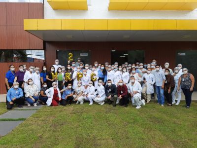 notícia: Gestão do HRPC comemora aniversário de dois anos com mais 97% de satisfação de usuários