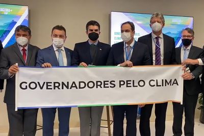 notícia: COP26: Pará reforça compromissos dos governos estaduais com as ações sustentáveis