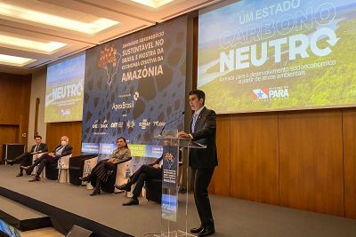 notícia: Governo do Pará apresenta Plano Amazônia Agora em Portugal