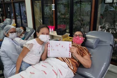 notícia: Hemopa recebe doadores com muito carinho neste Dia Nacional do Doador de Sangue 