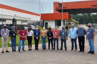 notícia: Grupo do Programa "Na Fábrica" visita indústrias de Marabá