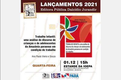 notícia: Ioepa vai promover quatro lançamentos na abertura da Feira do Livro e das Multivozes