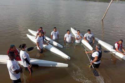 notícia: Seel promove curso de canoagem em São Domingos do Capim
