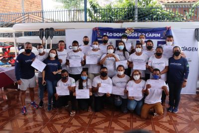 notícia: Seel conclui curso de canoagem em São Domingos do Capim