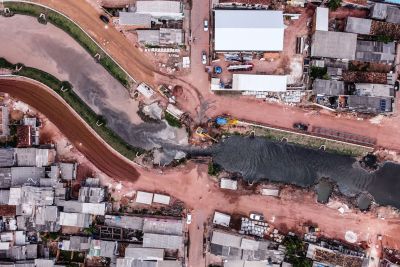 notícia: Obras de macrodrenagem do Tucunduba, em Belém, estão em fase de conclusão