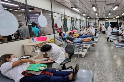 notícia: Hemopa fecha o mês de novembro com quase 10mil bolsas de sangue doadas 