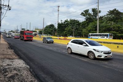 notícia: NGTM alarga pista e melhora fluxo de veículos na BR-316 durante obras do BRT Metropolitano
