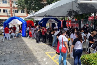 notícia: Hemopa recebe campanha de estudantes da área da saúde em prol da doação de sangue