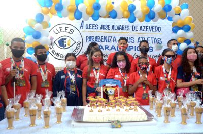 notícia: Alunos que competiram nas paralimpíadas escolares são homenageados em Belém