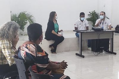 notícia: Sejudh promove formação para idosos e pessoas com deficiências em Santo Antônio do Tauá e Castanhal 