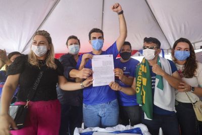 notícia: Em Bagre, Governo do Pará assina implantação de sistema de água para 15 mil famílias e entrega ruas asfaltadas