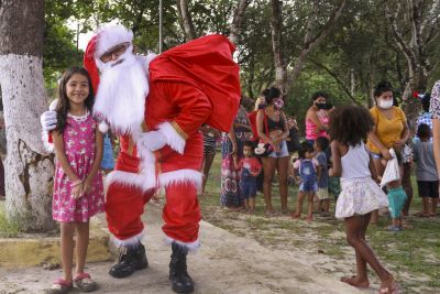 notícia: Natal solidário da Polícia Militar distribui brinquedos durante a operação PM Mais Forte