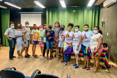 notícia: Comunidade LGBTI+ de Tucuruí participa de atividades coordenadas pela GLOS, da Sejudh