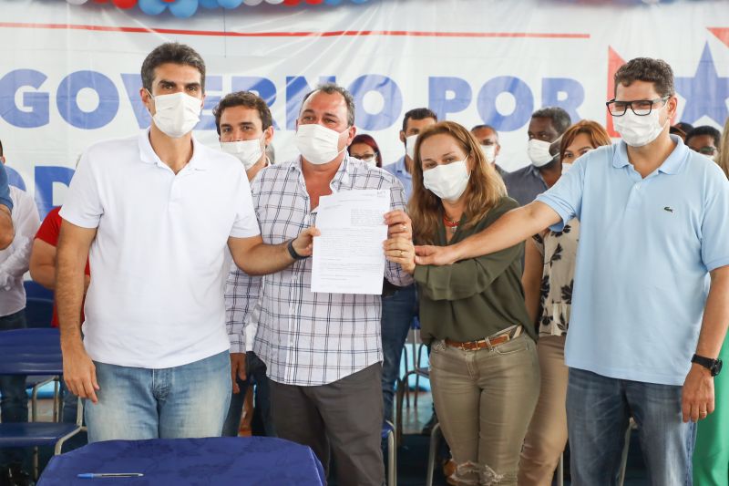 Convênio para obras na quadra esportiva localizada na área rural de Medicilândia