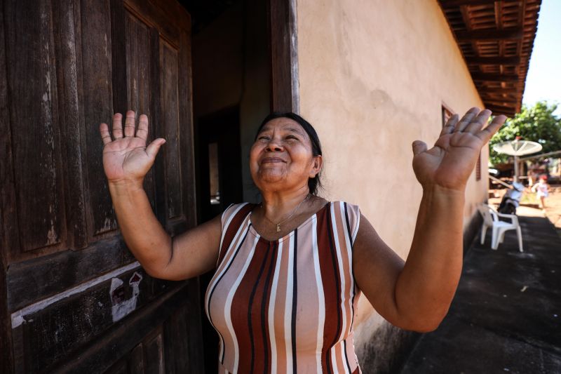 ASFALTO POR TODO O PARÁ - RIO MARIA PA - FOTOS MARCELO SEABRA/AGPARADONA MARIA LÉO