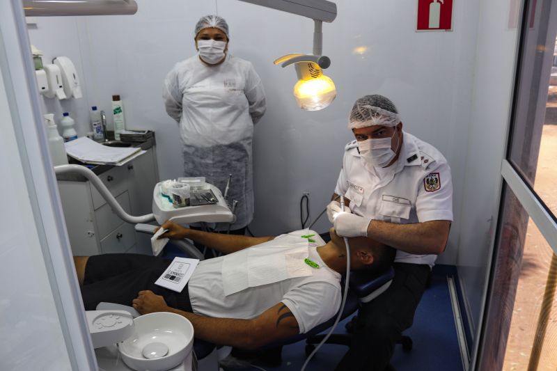 Atendimento odontológico é um dos serviços oferecidos no Programa Itinerante