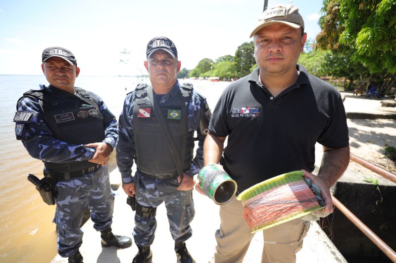 Fiscalização de linhas enceradas com cerol no Distrito de Outeiro em Belém <div class='credito_fotos'>Foto: Bruno Cecim / Ag.Pará | <a href='/midias/2022/originais/14890_101672c5-9d54-49d6-25e0-2b98636d8206.jpg' download><i class='fa-solid fa-download'></i> Download</a></div>