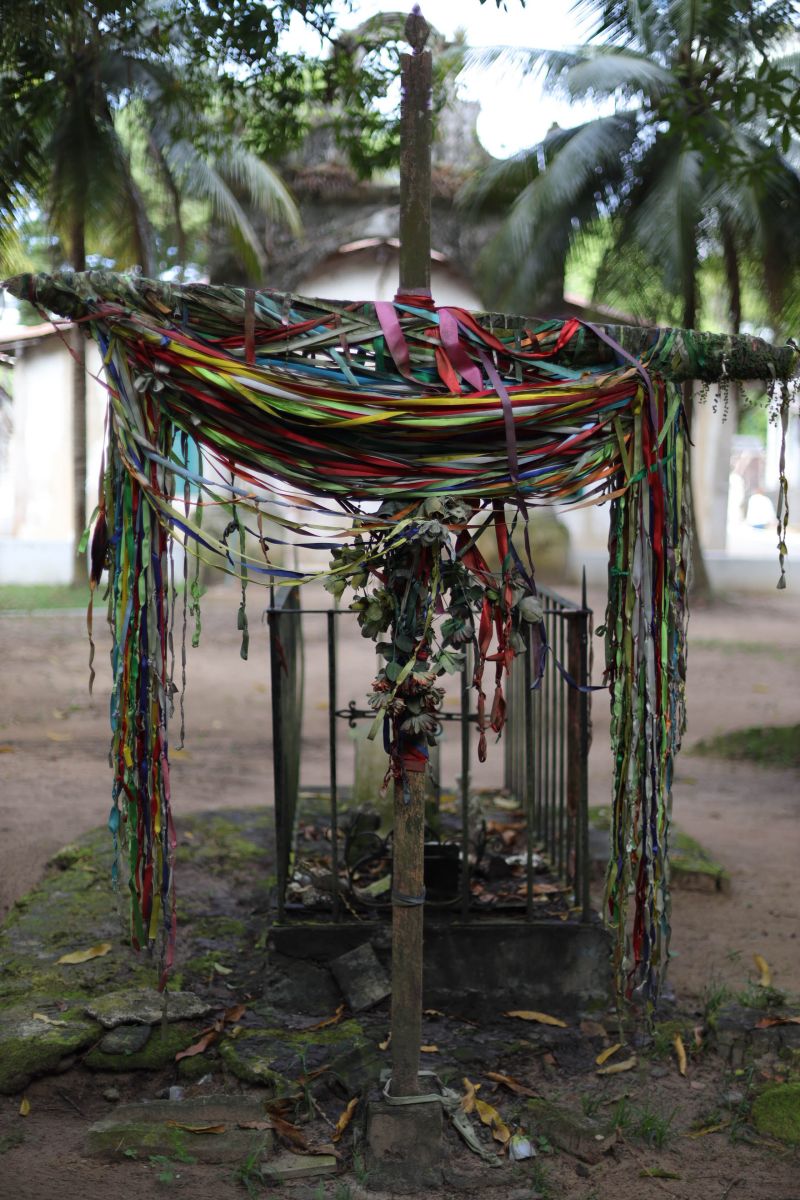 Obra de recuperação do Cemitério da Soledade, necrópole pública fundada em 1850, devido epidemia de febre amarela do século XIX, situado no bairro de Batista Campos na cidade paraense de Belém (estado brasileiro do Pará). <div class='credito_fotos'>Foto: David Alves / Ag.Pará | <a href='/midias/2022/originais/14905_179cc03b-54e0-2192-3b65-0783c5234590.jpg' download><i class='fa-solid fa-download'></i> Download</a></div>
