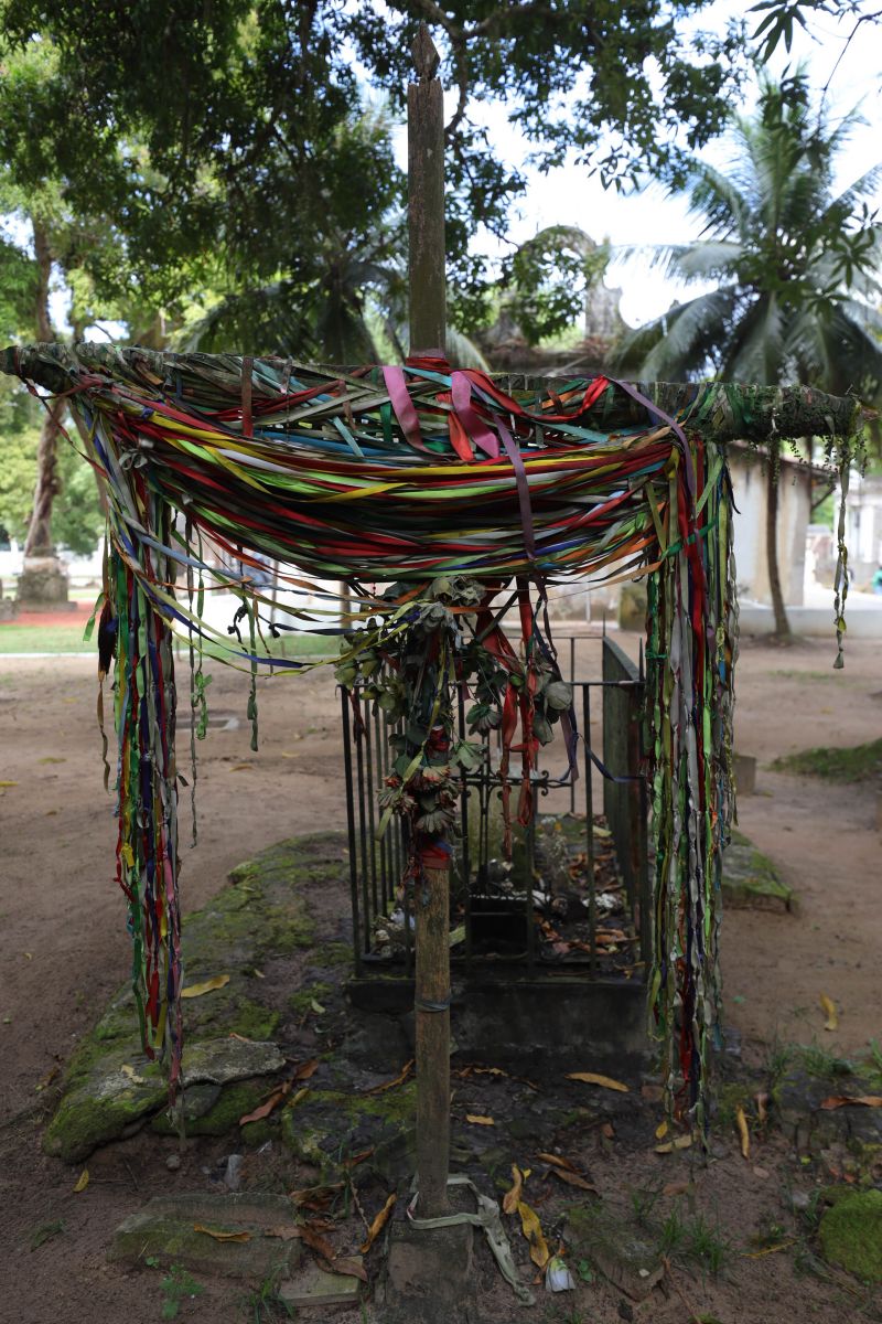 Obra de recuperação do Cemitério da Soledade, necrópole pública fundada em 1850, devido epidemia de febre amarela do século XIX, situado no bairro de Batista Campos na cidade paraense de Belém (estado brasileiro do Pará). <div class='credito_fotos'>Foto: David Alves / Ag.Pará | <a href='/midias/2022/originais/14905_25fbf816-6bd3-3224-10ca-6596918ed1a4.jpg' download><i class='fa-solid fa-download'></i> Download</a></div>