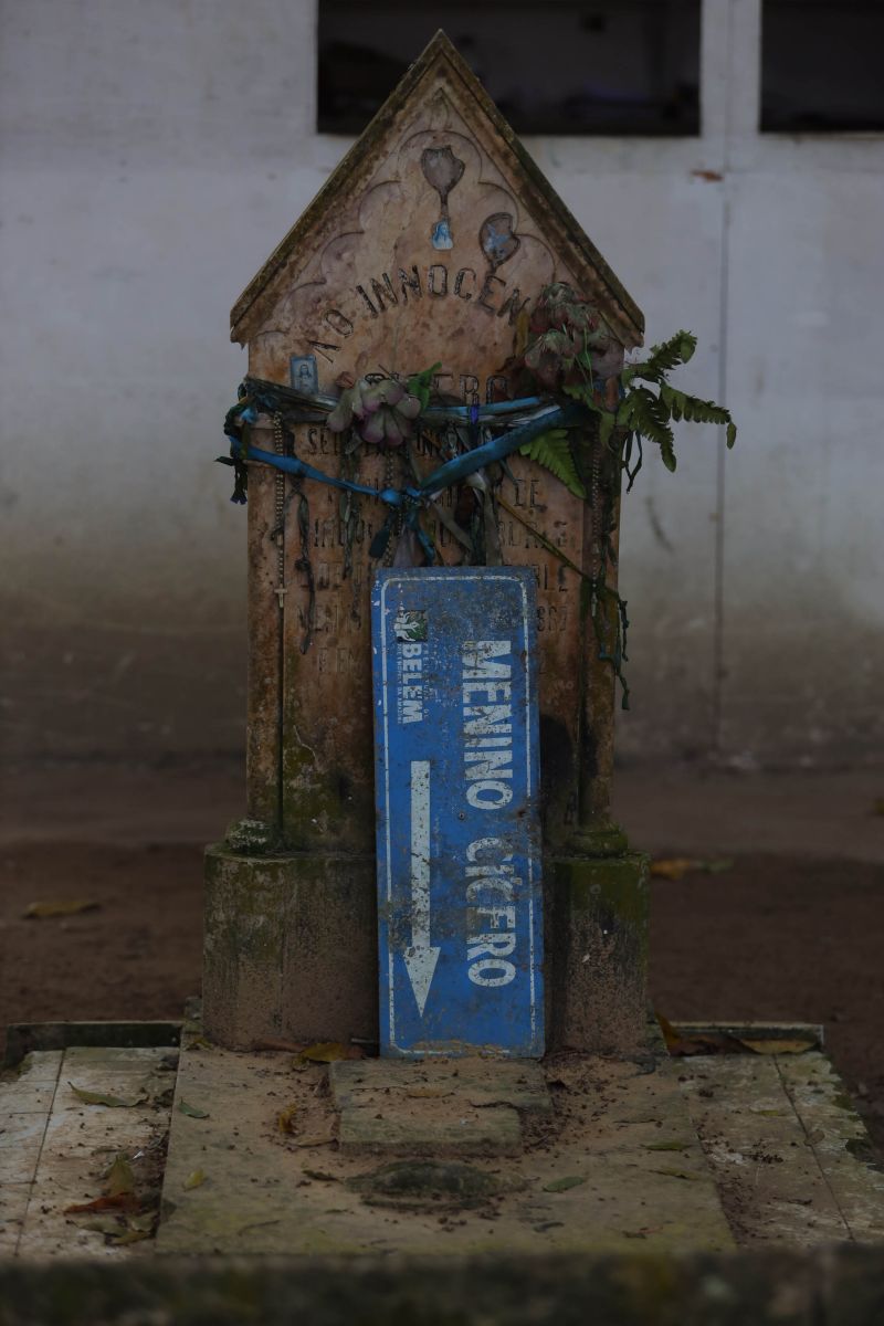 Obra de recuperação do Cemitério da Soledade, necrópole pública fundada em 1850, devido epidemia de febre amarela do século XIX, situado no bairro de Batista Campos na cidade paraense de Belém (estado brasileiro do Pará). <div class='credito_fotos'>Foto: David Alves / Ag.Pará | <a href='/midias/2022/originais/14905_3aedd70d-2a08-3792-2b45-f4cdd8c8588c.jpg' download><i class='fa-solid fa-download'></i> Download</a></div>