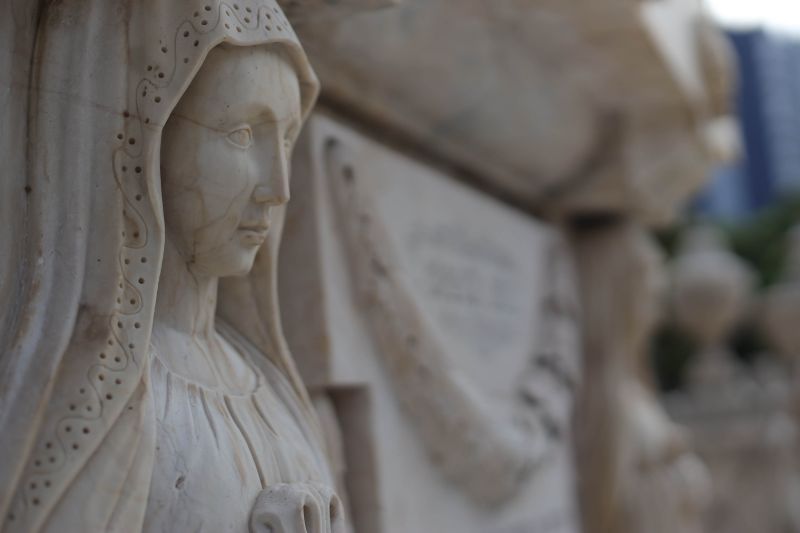 Obra de recuperação do Cemitério da Soledade, necrópole pública fundada em 1850, devido epidemia de febre amarela do século XIX, situado no bairro de Batista Campos na cidade paraense de Belém (estado brasileiro do Pará). <div class='credito_fotos'>Foto: David Alves / Ag.Pará | <a href='/midias/2022/originais/14905_59159ebe-b86d-8fc7-6f4a-4b5e0c3e21d8.jpg' download><i class='fa-solid fa-download'></i> Download</a></div>