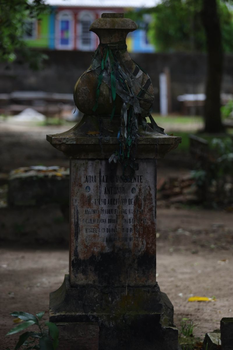 Obra de recuperação do Cemitério da Soledade, necrópole pública fundada em 1850, devido epidemia de febre amarela do século XIX, situado no bairro de Batista Campos na cidade paraense de Belém (estado brasileiro do Pará). <div class='credito_fotos'>Foto: David Alves / Ag.Pará | <a href='/midias/2022/originais/14905_ab5f8006-a290-1eba-0202-7bb095fa603c.jpg' download><i class='fa-solid fa-download'></i> Download</a></div>