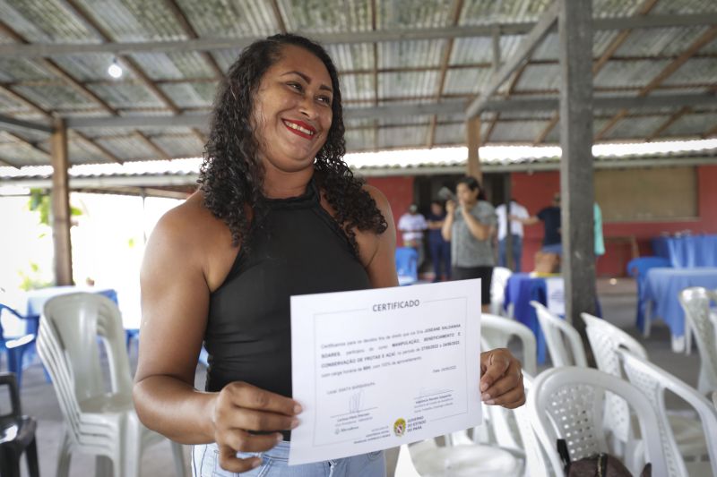 Qualifica Pará em Benevides
Joseane Saldanha <div class='credito_fotos'>Foto: Pedro Guerreiro / Ag. Pará | <a href='/midias/2022/originais/14963_1925f96d-c4e9-1334-0b49-98f8c027ceef.jpg' download><i class='fa-solid fa-download'></i> Download</a></div>