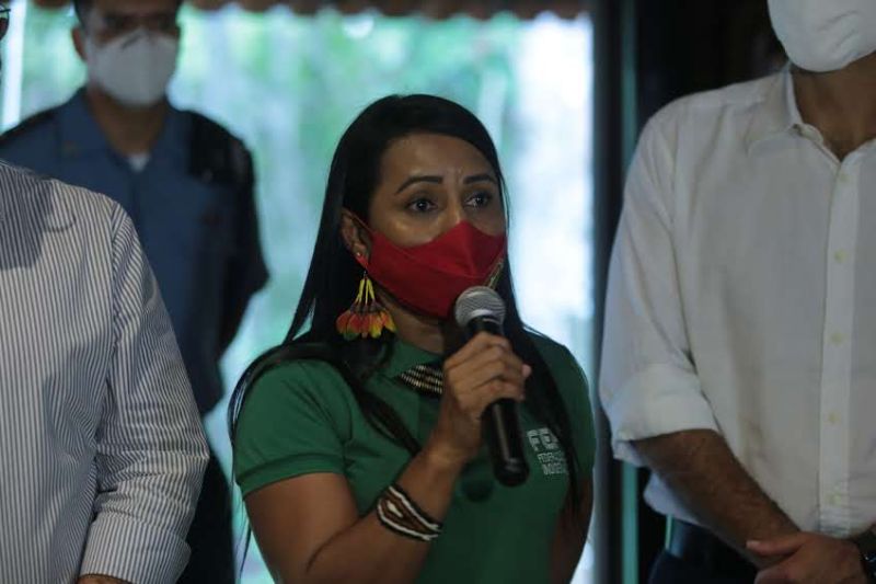 BelÃ©m 11 de janeiro de 2021, Governo do estado entrega Memorial dos Povos OriginÃ¡rios da AmazÃ´nia VerÃ´nica Tembe. <div class='credito_fotos'>Foto: Alex Ribeiro / Ag. Pará   |   <a href='/midias/2022/originais/14989_824ef6fc-03bb-138f-a993-b0887c96502a.jpg' download><i class='fa-solid fa-download'></i> Download</a></div>