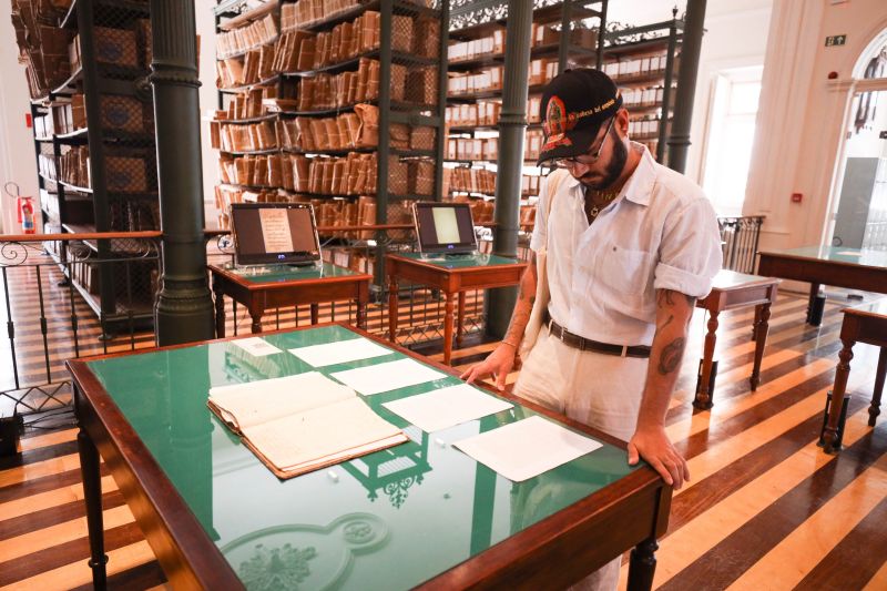 Manoel Rendeiro Neto, doutorando em História da América Latina, da Universidade da Califórnia <div class='credito_fotos'>Foto: David Alves / Ag.Pará | <a href='/midias/2022/originais/14998_1a6ad43b-60e6-0f38-f6eb-a3f3bb38b148.jpg' download><i class='fa-solid fa-download'></i> Download</a></div>