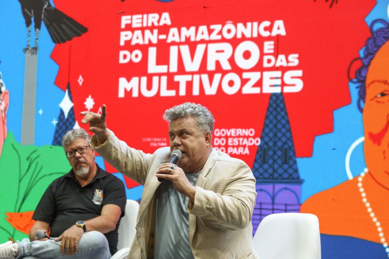 ESPAÇO MULTI VOZES - FEIRA DO LIVRO - BATE PAPO COM MILTON CUNHA E CLAUDIA PALHETA - FOTOS MARCELO SEABRA/AGPARA <div class='credito_fotos'>Foto: Marcelo Seabra / Ag. Pará | <a href='/midias/2022/originais/15060_96e3e0ec-0f6e-08d8-0c8c-445d9d061cd0.jpg' download><i class='fa-solid fa-download'></i> Download</a></div>