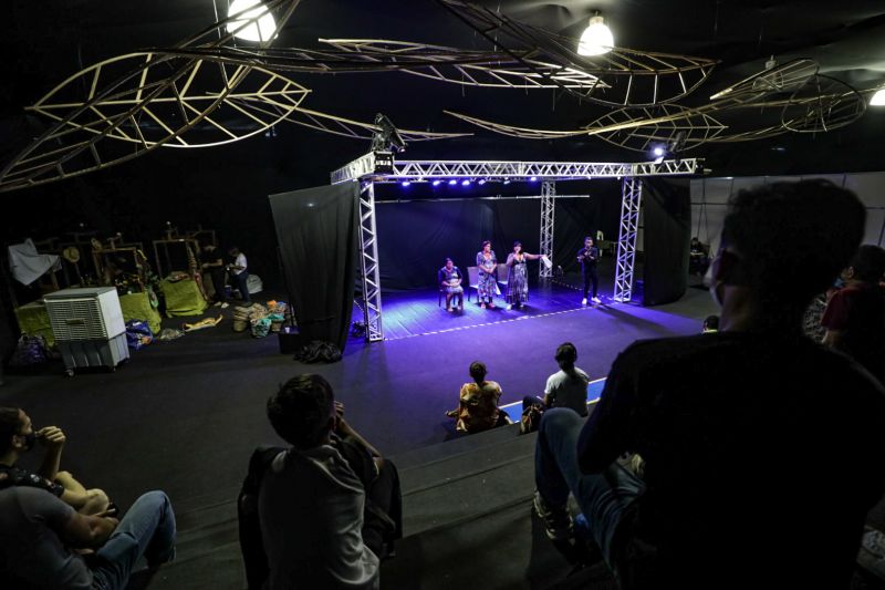 MEMÓRIA E ORALIDADE -CONTANDO NOSSAS_HISTÓRIAS - A HISTÓRIA DO SOL E DA LUA_A EXPLICAÇÃO DO MUNDO PELOS PARKATEJÊ EIEFM PEPTYKRE PARKATEJÊ -SEDUC <div class='credito_fotos'>Foto: Pedro Guerreiro / Ag. Pará | <a href='/midias/2022/originais/15065_5a4bbc5e-7f90-565c-b2ce-ec277d785d84.jpg' download><i class='fa-solid fa-download'></i> Download</a></div>