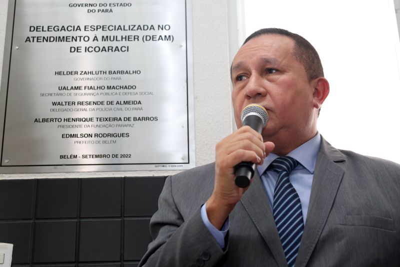 Walter Rezende de Almeida - Delegado geral da Polícia Civil do Pará <div class='credito_fotos'>Foto: Bruno Cecim / Ag.Pará   |   <a href='/midias/2022/originais/15174_34c23ef9-6360-1007-2925-6e4b6e76de97.jpg' download><i class='fa-solid fa-download'></i> Download</a></div>