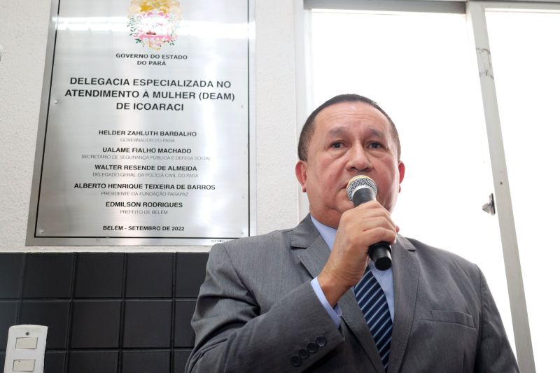Walter Rezende de Almeida - Delegado geral da Polícia Civil do Pará <div class='credito_fotos'>Foto: Bruno Cecim / Ag.Pará   |   <a href='/midias/2022/originais/15174_e7be83dd-9f06-38d0-87fd-447d85fd94f6.jpg' download><i class='fa-solid fa-download'></i> Download</a></div>
