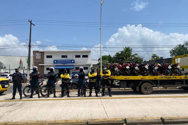 ttttttttttttequipe de segurança na Operação Duas Rodas
