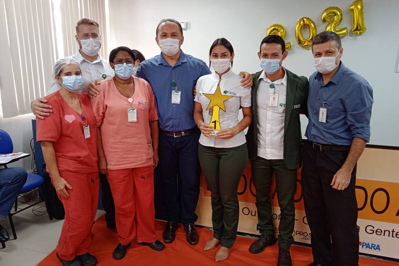 A equipe de Higiene e Limpeza foi a mais elogiada pelos pacientes