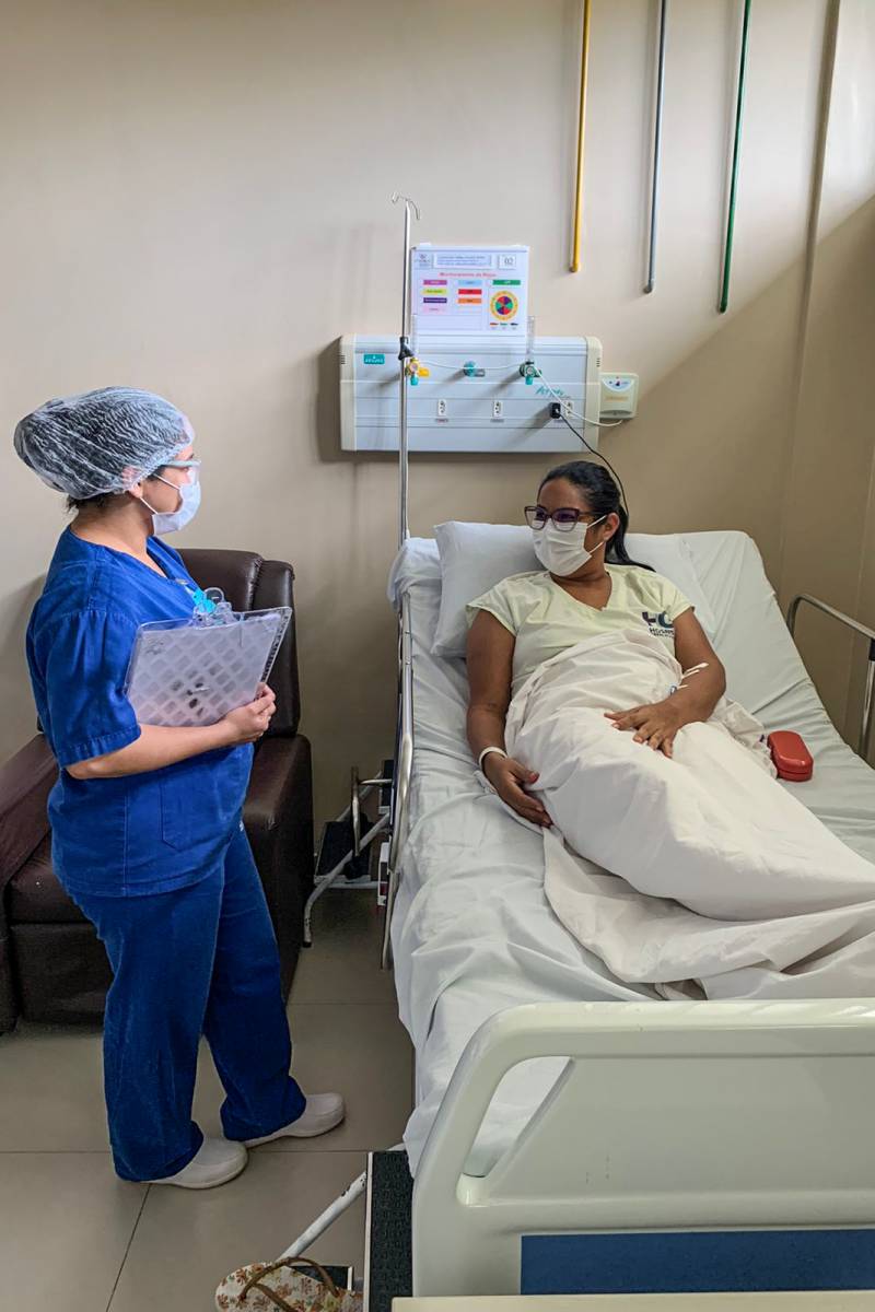 USUÁRIA AGRADECE ATENDIMENTO REEBIDO NO HGI