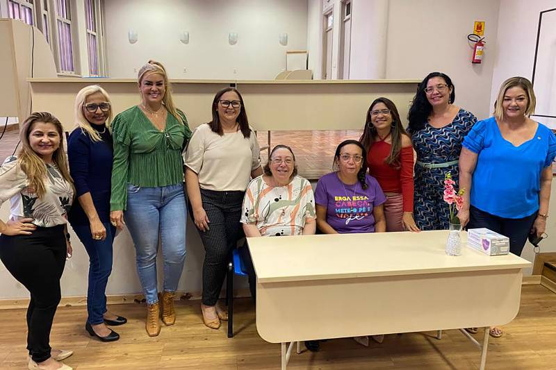 Equipe no seminário de tic em Corumbá