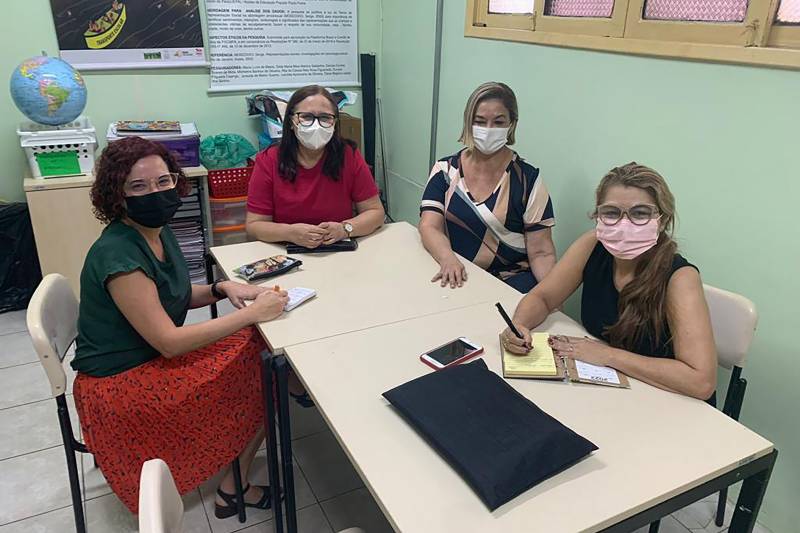 professoras da Classe do espaço Acolher