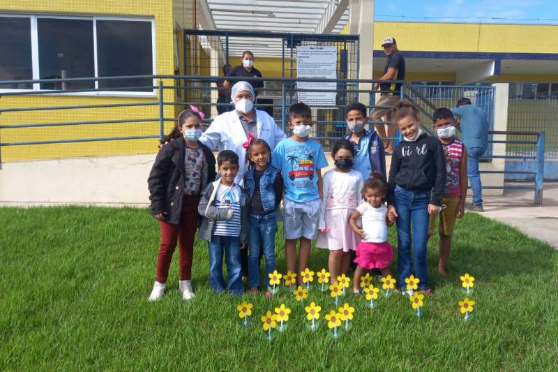Evento contou com a participação de crianças e adultos