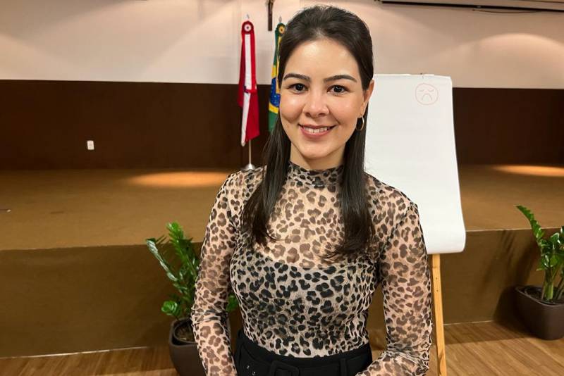 Samara Rodrigues, coordenadoria de Saúde e Qualidade de Vida do TCE. (Ascom Igeprev)