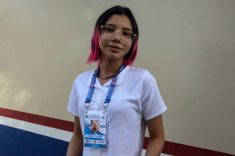 Atleta de Voleibol Aemelly Cabral de Igarapé Miri