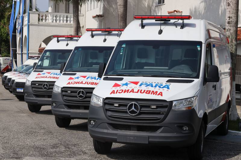 Os veículos de atendimento à saúde entregues pelo governo do Pará já beneficiaram 133 dos 144 municípios do Estado
