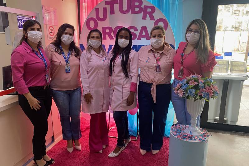 Equipe do HRAS com representantes da SESPA